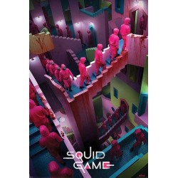 SQUID GAME - Crazy Stairs - Poster 61x91cm 2