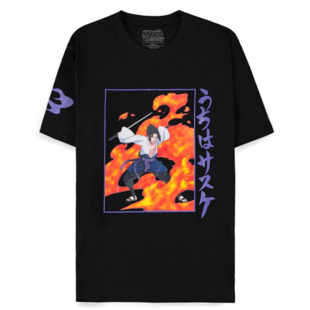 NARUTO - Sasuke - T-Shirt Homme (L) 