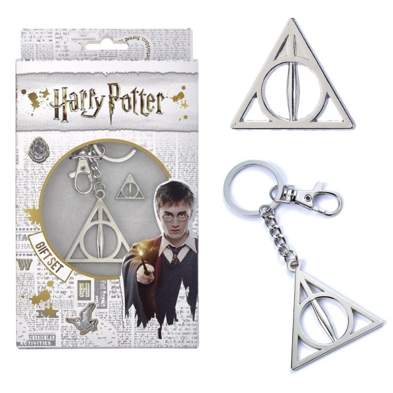 HARRY POTTER - Reliques de la Mort - Porte-clés et pin's 