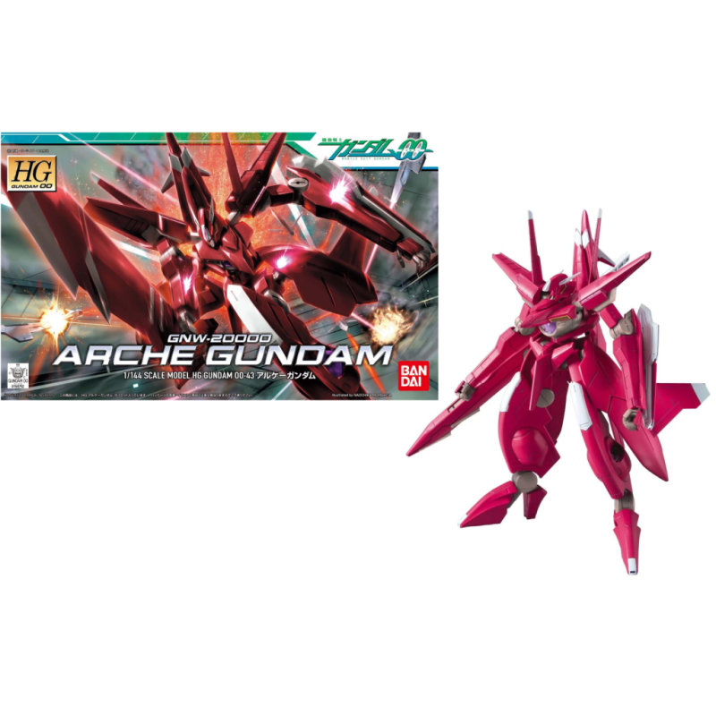 GUNDAM - HG 1/144 Gundam 00 GNW-20000 Arche Gundam - Model Kit 