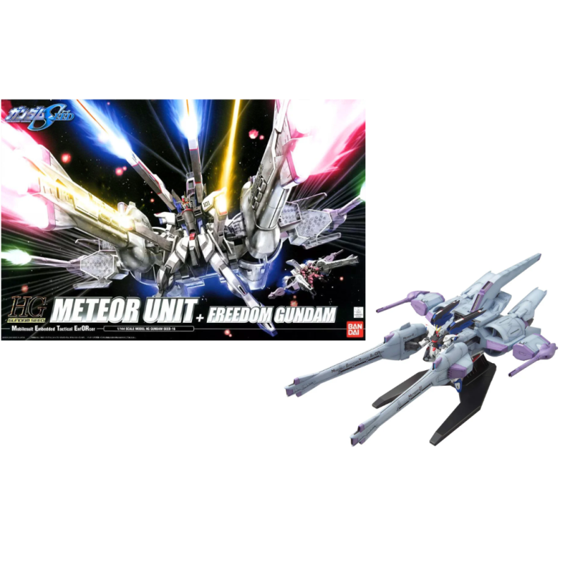 GUNDAM - HG 1/144 Gundam Seed Meteor Unit + Freedom Gundam - Model Kit 
