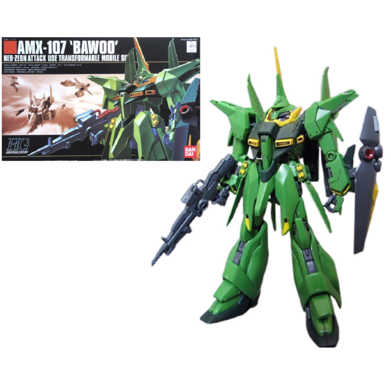 GUNDAM - HG 1/144 AMX-107 Bawoo Neo-Zeon Attack - Model Kit 