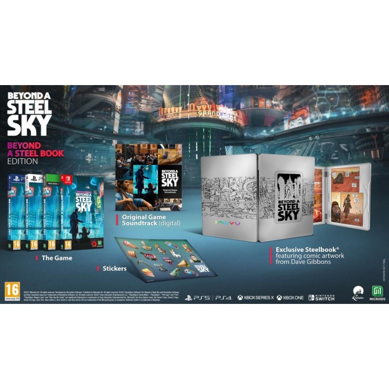 Beyond a Steel Sky - Beyond a Steelbook Edition - XBOX SX & XBOX ONE 
