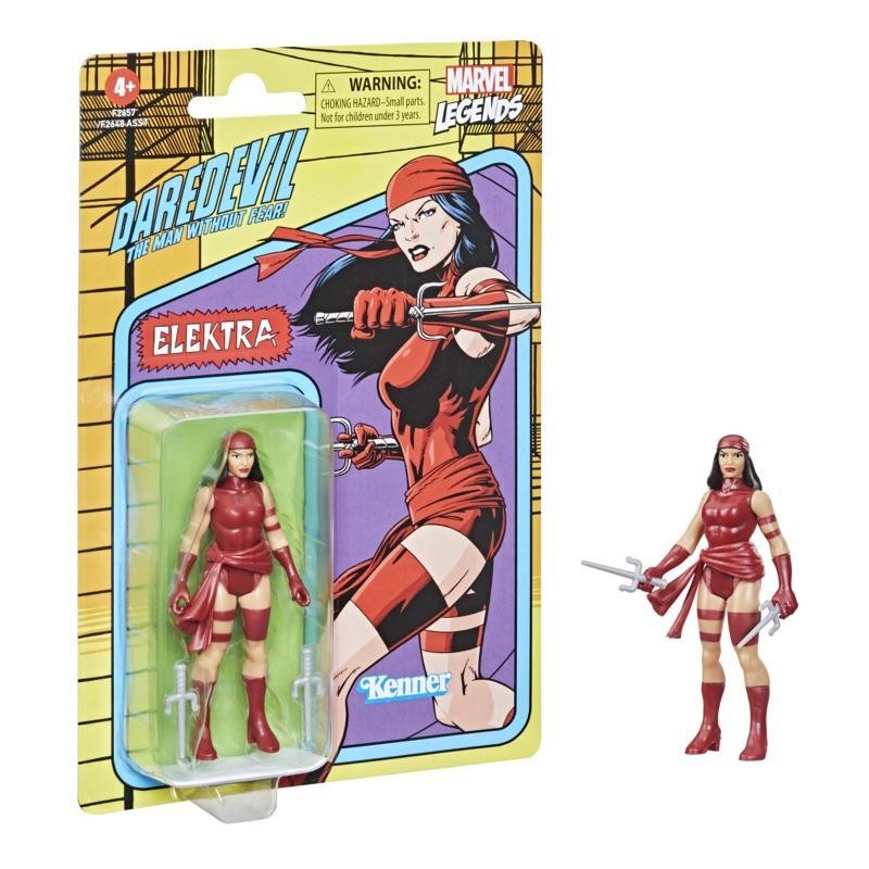 MARVEL - Electra - Figurine Legends Retro Series 10cm 