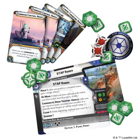 Star Wars Legion: STAP Riders Unit Expansion (Anglais)
