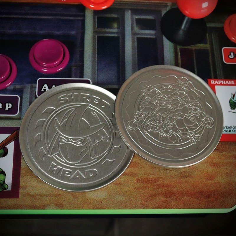 TMNT - Set de 4 dessous de verres en métal 