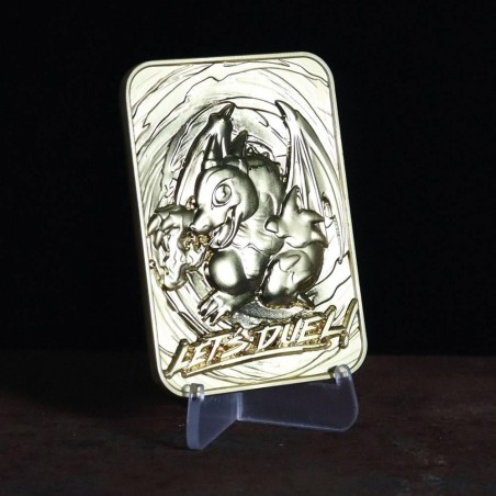 YU-GI-OH! - Baby Dragon - Carte en métal plaqué or collector 