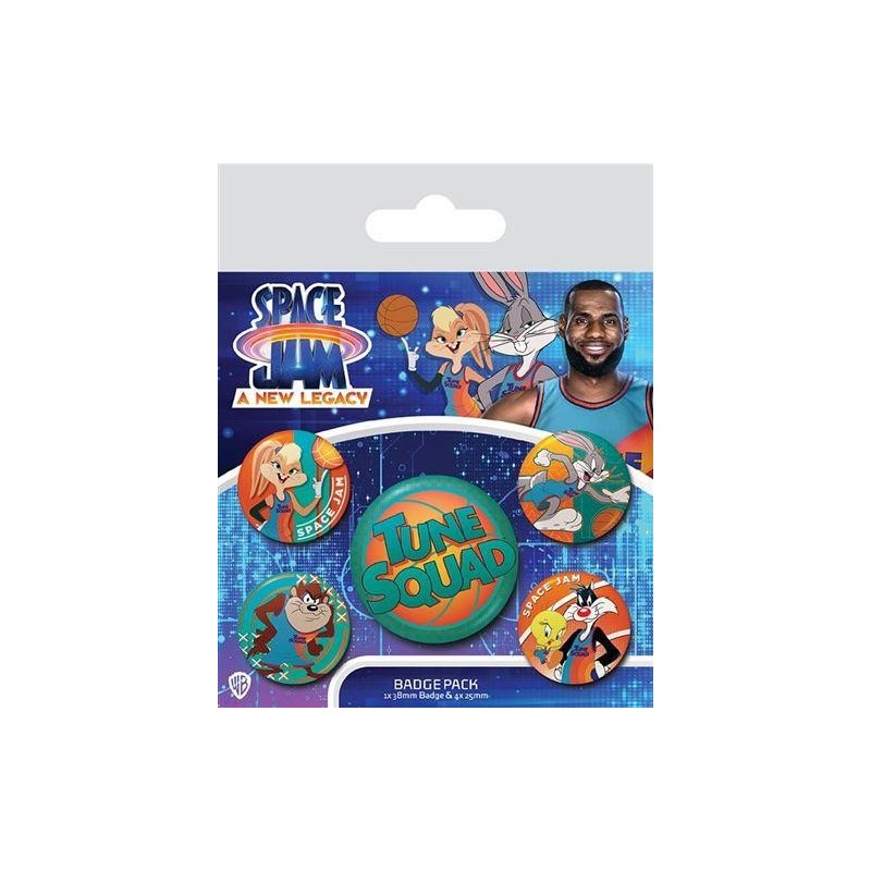 SPACE JAM 2 - Squad - Pack de 5 badges 
