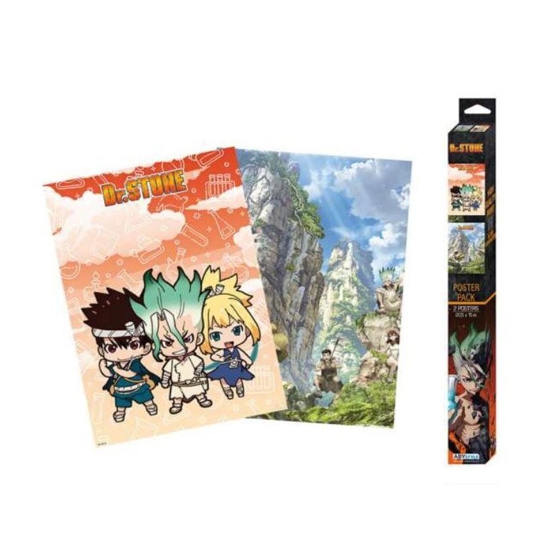 DR STONE - Artworks - Set de 2 posters '52x38' 