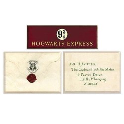 HARRY POTTER - Lettre Poudlard - Set de 3 magnets 2