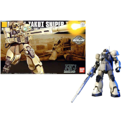 GUNDAM - HGUC 1/144 MS-05L Zaku I Sniper Type - Model Kit 2