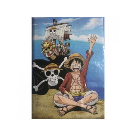 ONE PIECE - Sunny - Plaid Polaire 100% Microfibre 100x140cm 