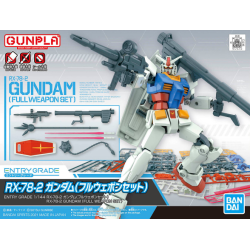 GUNDAM - EG 1/144 Gundam RX-78-2 Full Weapon Set - Model Kit 2