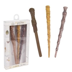 HARRY POTTER - Set de 3 Stylos-Bille Baguettes 