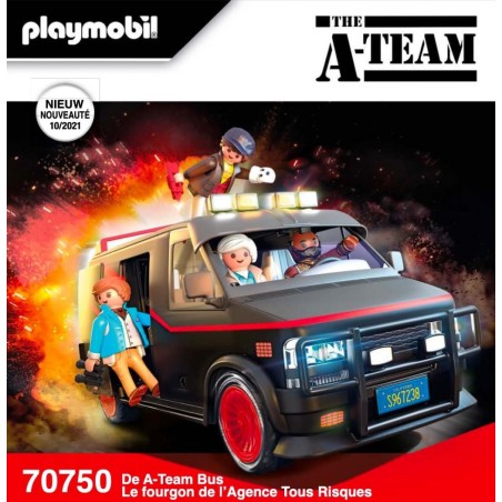 MOVIE CARS - Fourgon de L'agence tous Risques 'PLAYMOBIL' 
