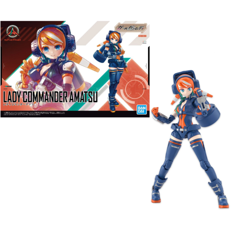 GIRL GUN LADY - Lady Commander Amatsu -  Model Kit 