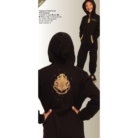 HARRY POTTER - Poudlard Gold - Combinaison Kids (7-9yo) 