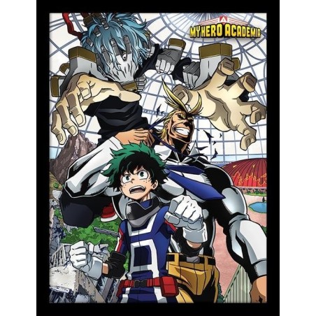 MY HERO ACADEMIA - An Enemy Threat - Impression encadrée 30x40cm 