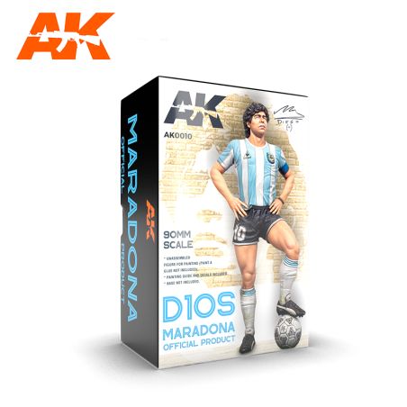 MARADONA RESIN FIGURE. 90MM SCALE