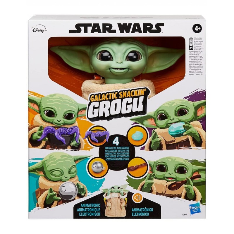 STAR WARS - Galagtic Snackin' Grogu - Figurine interactive 23cm 'UK' 