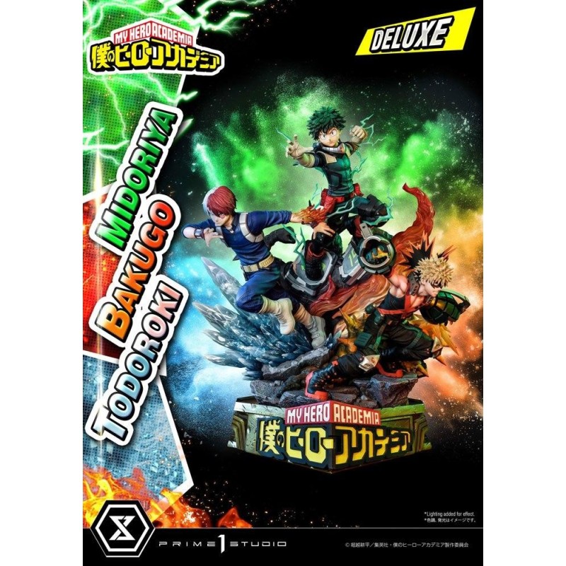 MY HERO ACADEMIA - Midoriya, Bakugo & Todoroki - Statuette Deluxe 69cm 