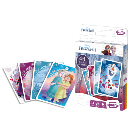 FROZEN 2 - Jeu de cartes 4 en 1 