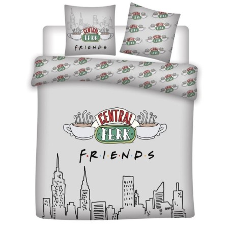 FRIENDS - Parure de lit 240x220 - Central Perk '100% microfibre' 