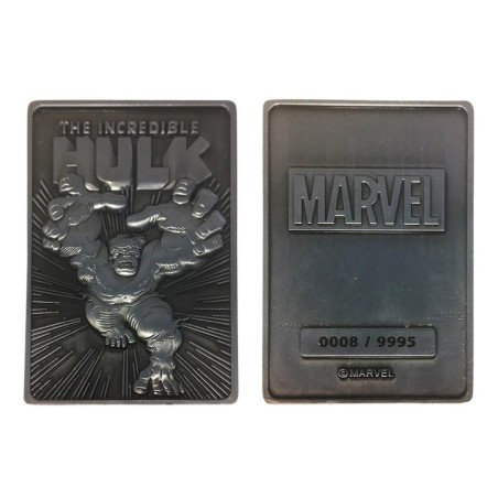 MARVEL - The Hulk - Carte en métal collector 