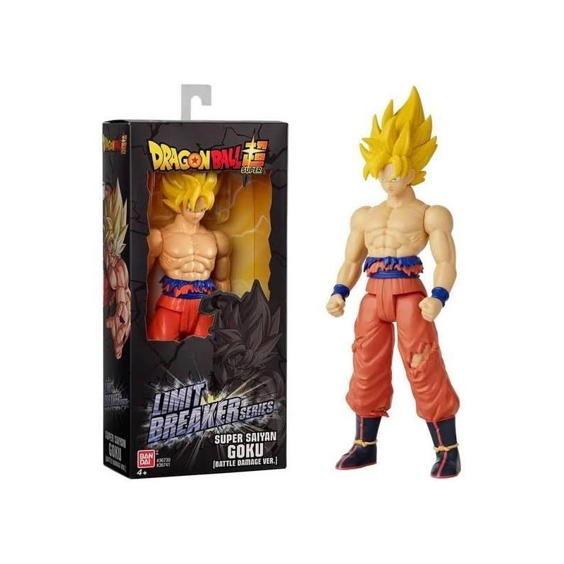DRAGON BALL - SS Goku Battle Dam. - Figurine géante Limit Breaker 30cm 