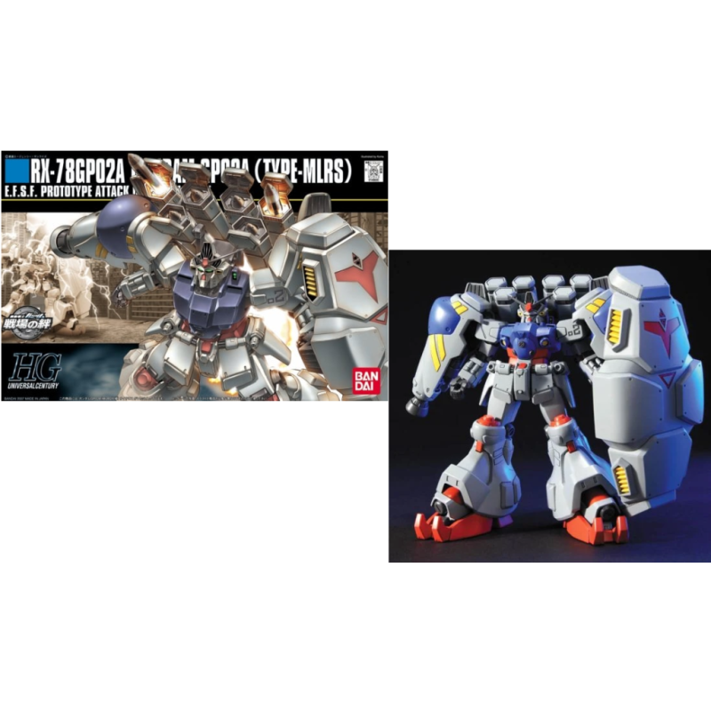 GUNDAM - HGUC 1/144 GP02A MLRS Custom - Model Kit 