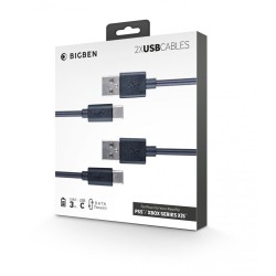 2X Charging and Data Transfer USB Cable 3M PS5 / XBOX SX (BigBen) 2