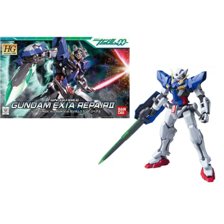 GUNDAM - HG 1/144 00 GN-001RE II Gundam Exia Repair II - Model Kit 