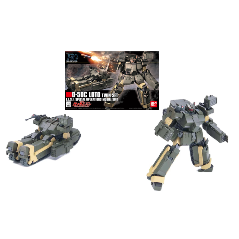 GUNDAM - HGUC 1/144 D-50C Loto Twin Se E.F.S.F. - Model Kit 