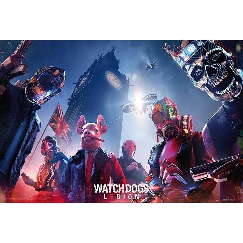 WATCH DOGS LEGION - Keyart Legion - Poster '91x61' 