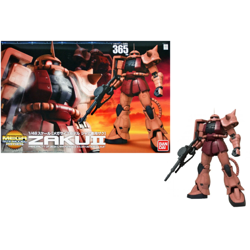 GUNDAM - MSM 1/48 Mega Size Model Zaku II - Model Kit 