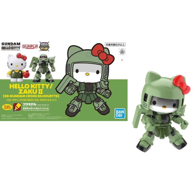 GUNDAM - SD Cross Silhouette Hello Kitty Char's Zaku II - REPROD 
