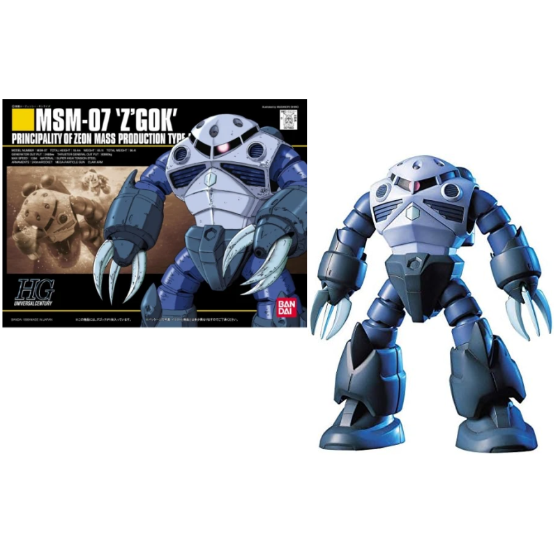 GUNDAM - HGUC 1/144 MSM-07 Z'Gok Zeon Mass Production - Model Kit 