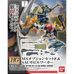 GUNDAM - HG 1/144 MS Option Set 8 & Sau Mobile Worker - Model Kit 2