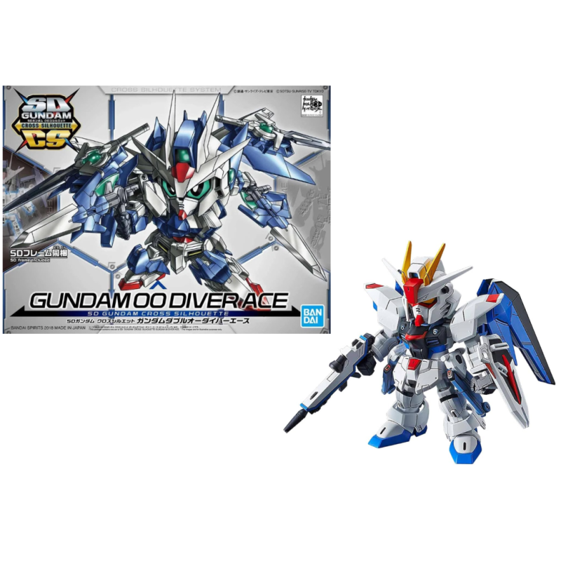 GUNDAM - SD Cross Silhouette Freedom Gundam - Model Kit 