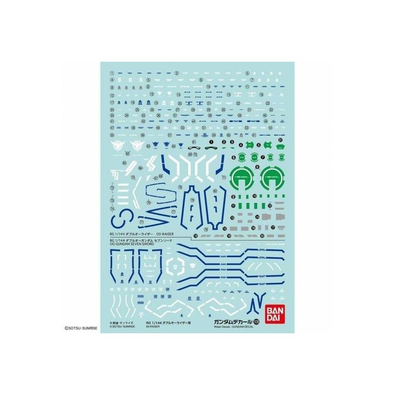 GUNDAM - RG 1/144 Decal 109 00-RAISER - Model Kit 