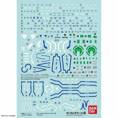 GUNDAM - RG 1/144 Decal 109 00-RAISER - Model Kit 