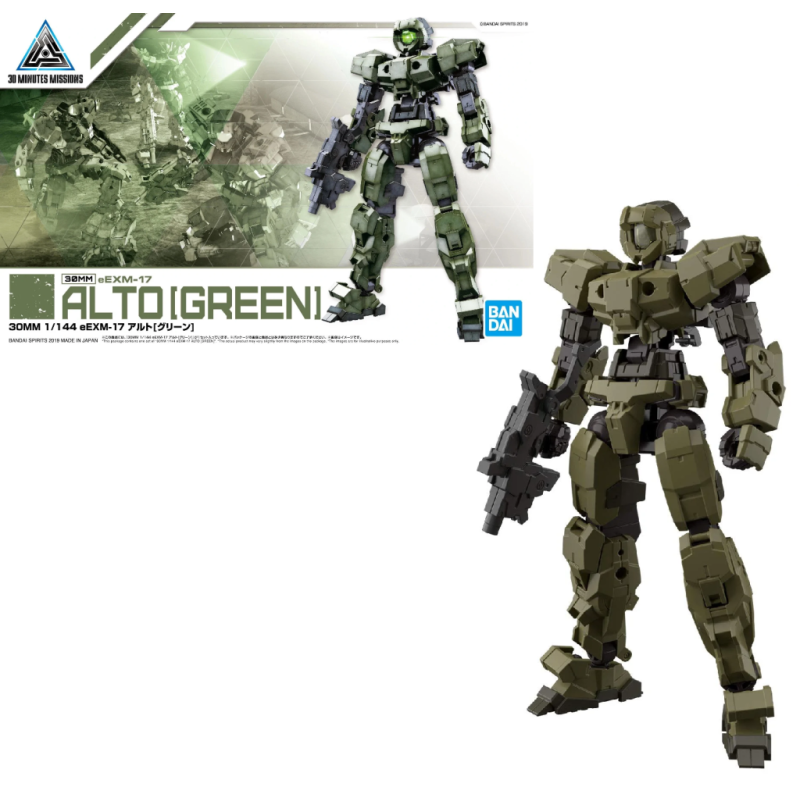 GUNDAM - 30MM 1/144 eEXM-17 Alto Green - Model Kit 
