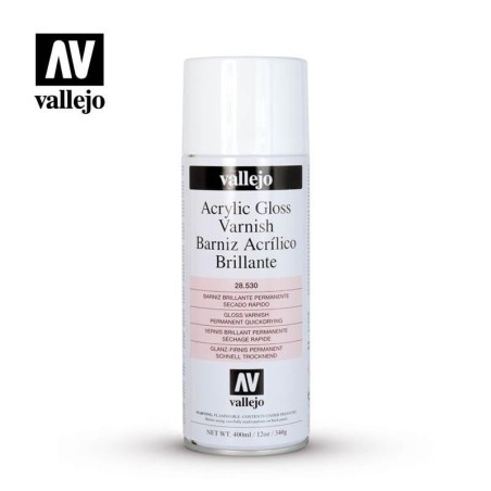 GUNDAM ACC - Aerosol Primer 400ml - Acrylic Gloss Spray Varnish 