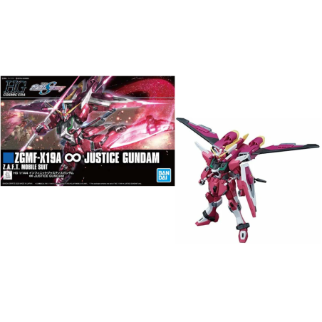 GUNDAM - HG 1/144 ZGMF-X19A Infinity Justice Gundam - Model Kit 