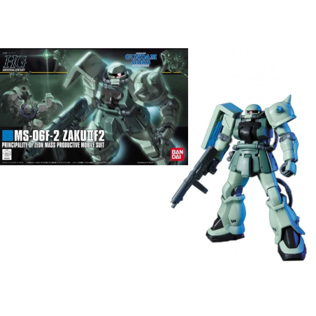 GUNDAM - HGUC 1/144 MS-06F-2 Zaku IIF2 Zeon M.P.M.S - Model Kit 