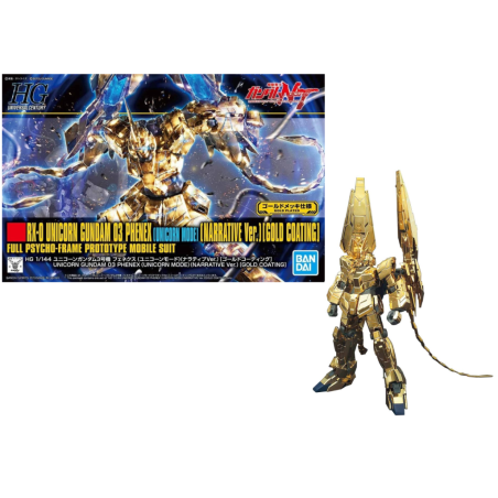 GUNDAM - HGUC 1/144 Gundam Unicorn Phenex 03 Gold - Model Kit 