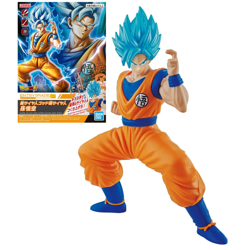DRAGON BALL - Entry Grade - Super Saiyan God SS Son Goku (REPROD) 
