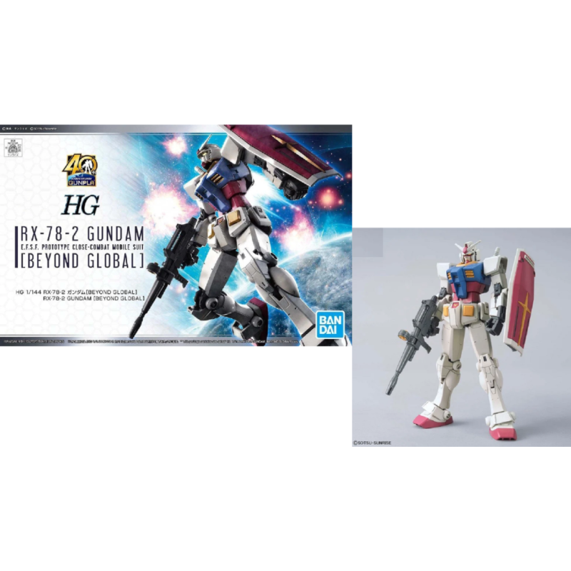 GUNDAM - HG 1/144 RX-78-2 Gundam Beyond Global - Model Kit 