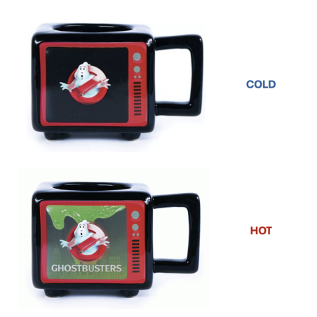 GHOSTBUSTERS - I Ain't Afraid - RETRO TV Heat Change Mug 500ml 