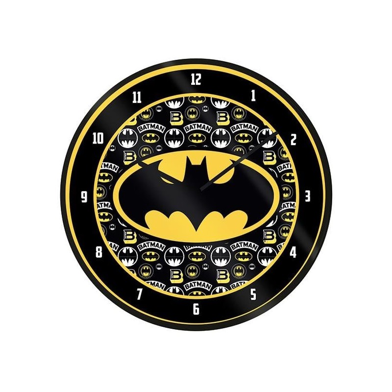 BATMAN - Logo - Horloge en plastique diamètre 25cm 